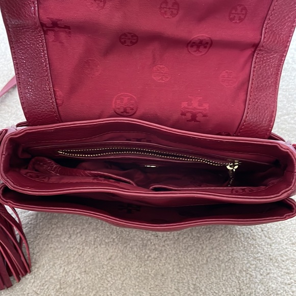 Tory Burch Crossbody Flap Bag with Tassel - Picture 4 of 8